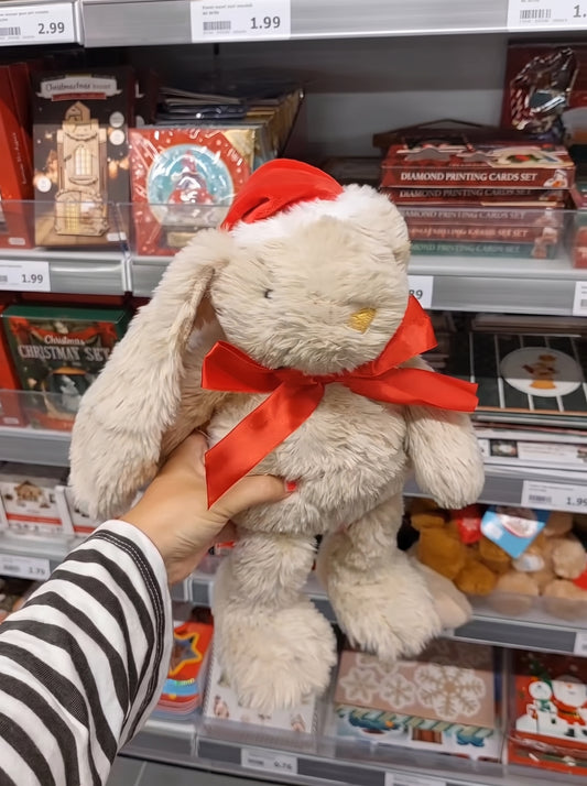 Bashful Christmas Bunny