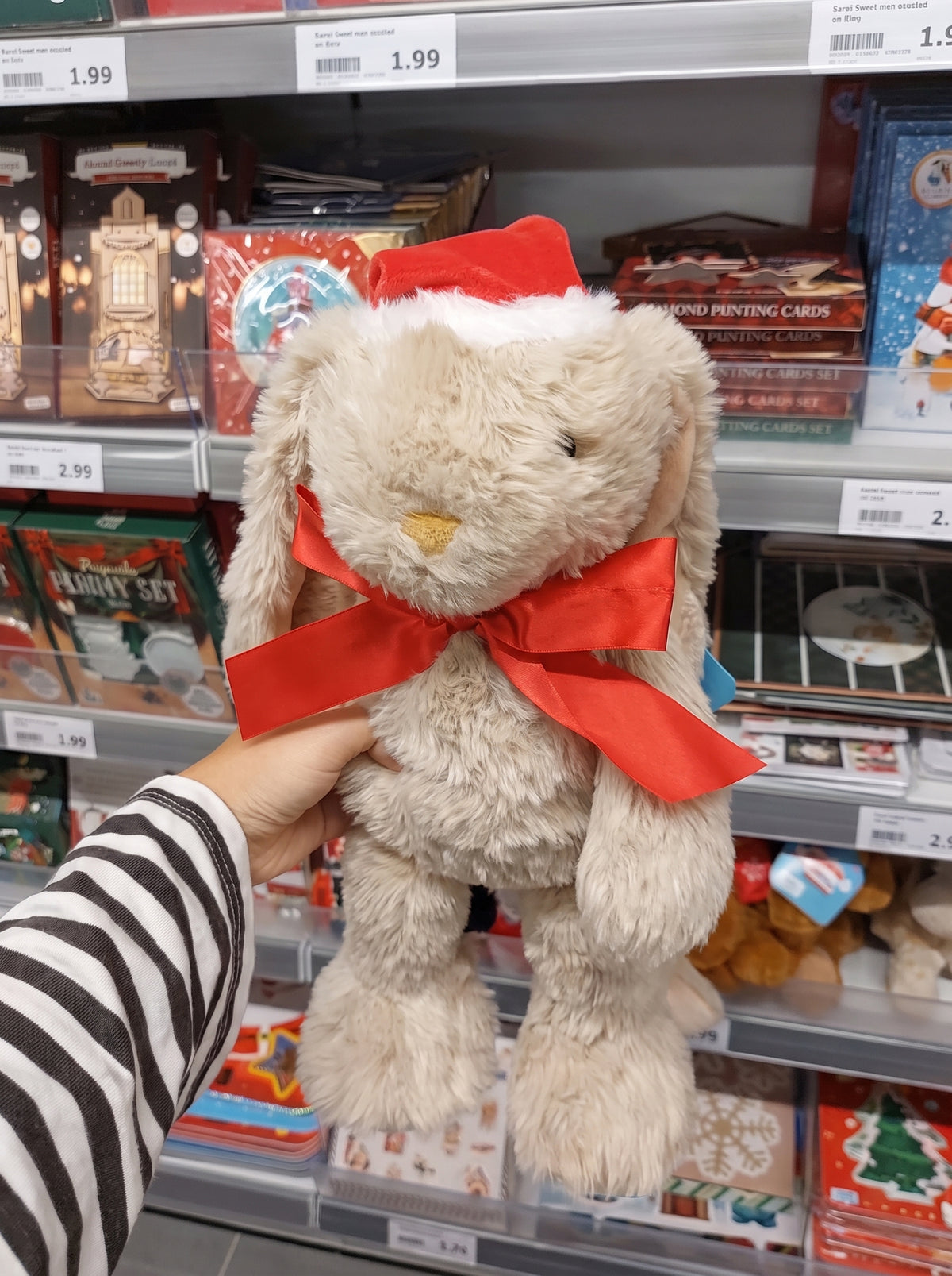 Bashful Christmas Bunny
